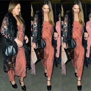 Hatch Ricky Maternity Slip Dress Size 2 in Pink